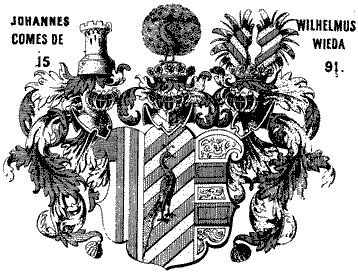 Wappen des Grafen Johannes-Wilhelm von Wied