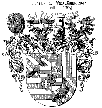 Wappen der Grafen Wied-Griechingen 1765